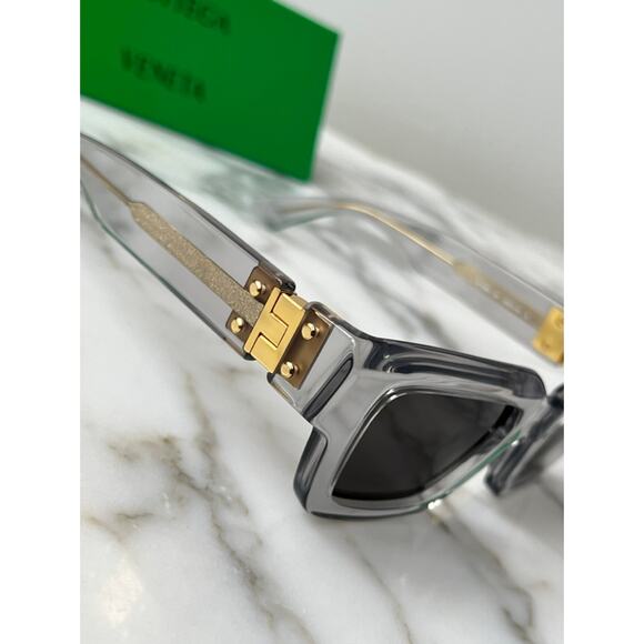 NEW Bottega Veneta BV1230S Sunglasses in Clear $775 main image 5